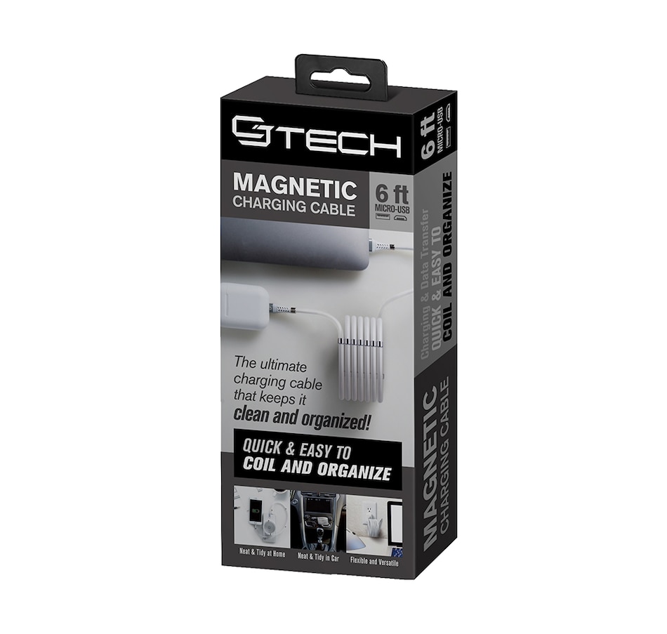 Image 721354_ALTMORE1.jpg, Product 721-354 / Price $24.99, CJ Tech Micro-USB Charging Cable with Magnetic Cable Management (6') from CJ Tech on TSC.ca's Electronics department