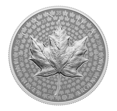2023 $50 Ultra-High-Relief 5-Ounce Silver Maple Leaf Coin