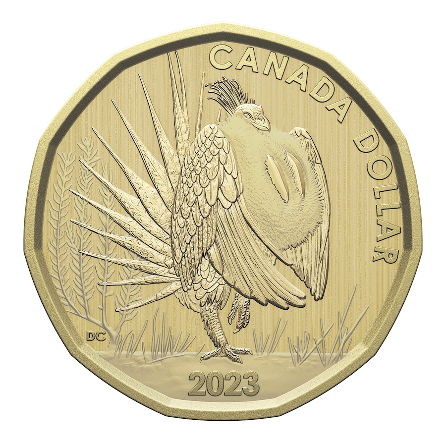 Image 721378_ALTMORE3.jpg, Product 721-378 / Price $69.95, 2023 Specimen Coin Set (includes a unique sage grouse loon dollar) from Royal Canadian Mint (RCM) on TSC.ca's Coins department