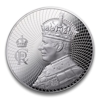 The Coronation of King Charles III Five-Ounce Fine Silver Medallion