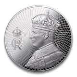 The Coronation of King Charles III Five-Ounce Fine Silver Medallion