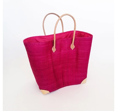 Dolce & Gourmando Woven Raffia Beach/Market Bag
