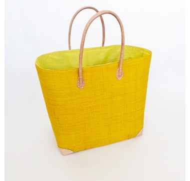 Dolce & Gourmando Woven Raffia Beach/Market Bag