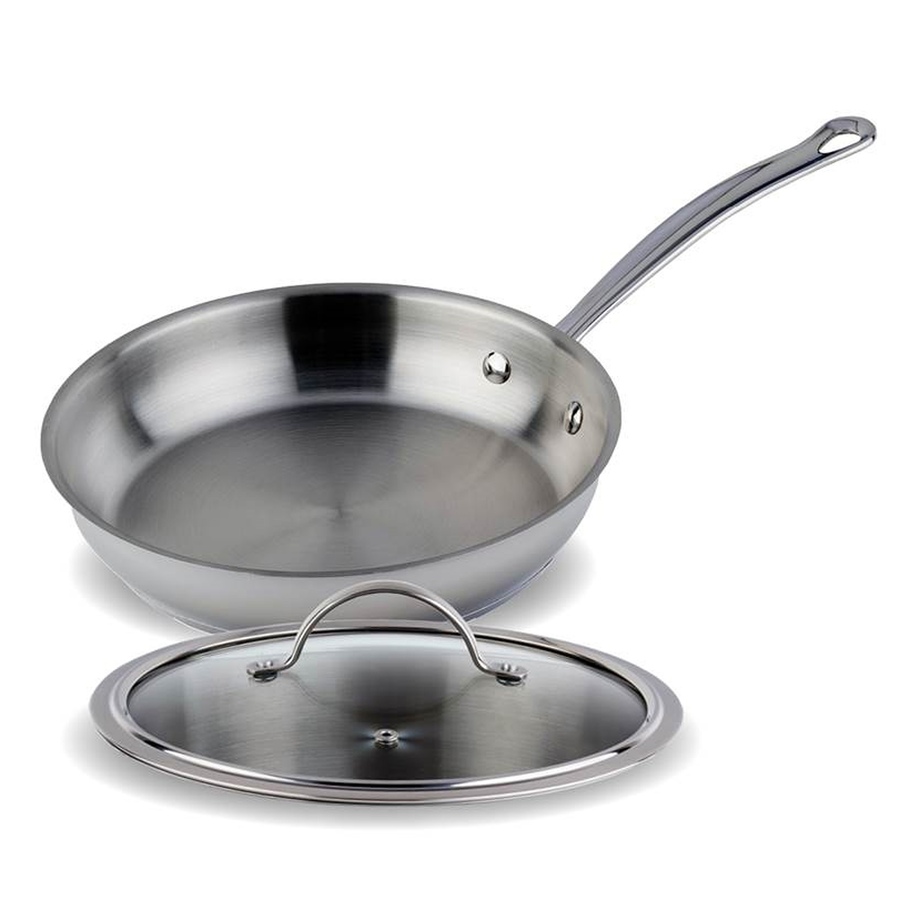 Image 721449.jpg, Product 721-449 / Price $129.99, Meyer Nouvelle 24-cm Stainless Steel Sauté Pan with Lid from Meyer on TSC.ca's Kitchen department