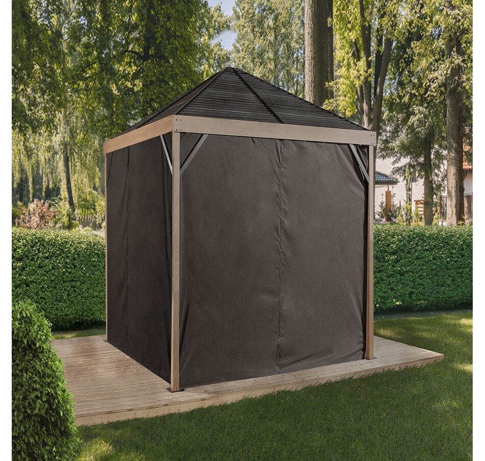 Image 721468_ALTMORE1.jpg, Product 721-468 / Price $269.99, Sojag Sanibel Brown Polyester Curtains from Sojag on TSC.ca's Home & Garden department