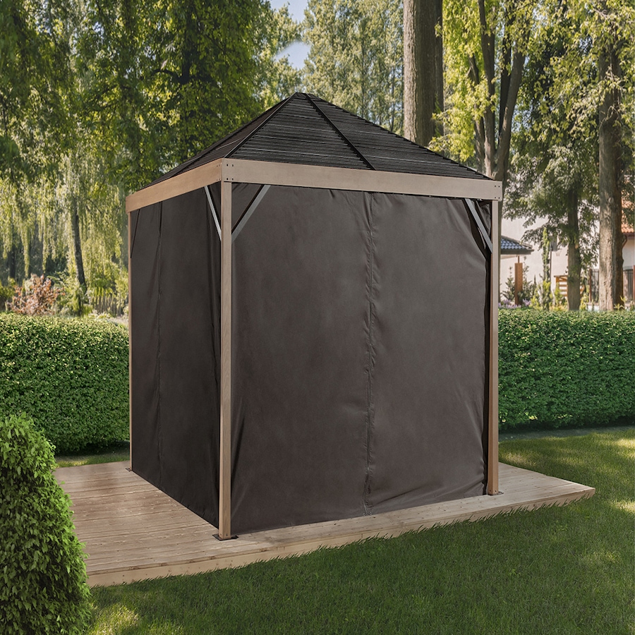 Image 721468_ALTMORE1.jpg, Product 721-468 / Price $229.99 - $269.99, Sojag Sanibel Brown Polyester Curtains from Sojag on TSC.ca's Home & Garden department