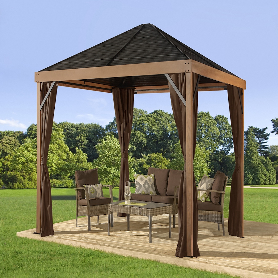 Image 721468_ALTMORE2.jpg, Product 721-468 / Price $229.99 - $269.99, Sojag Sanibel Brown Polyester Curtains from Sojag on TSC.ca's Home & Garden department