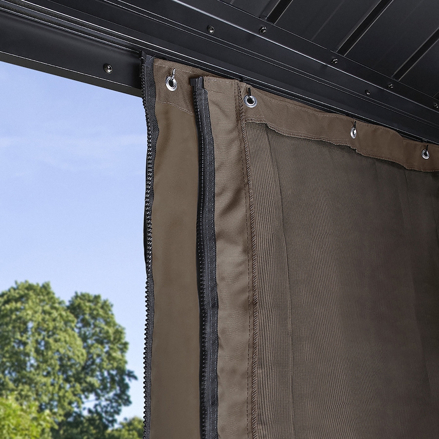 Image 721468_ALTMORE3.jpg, Product 721-468 / Price $229.99 - $269.99, Sojag Sanibel Brown Polyester Curtains from Sojag on TSC.ca's Home & Garden department