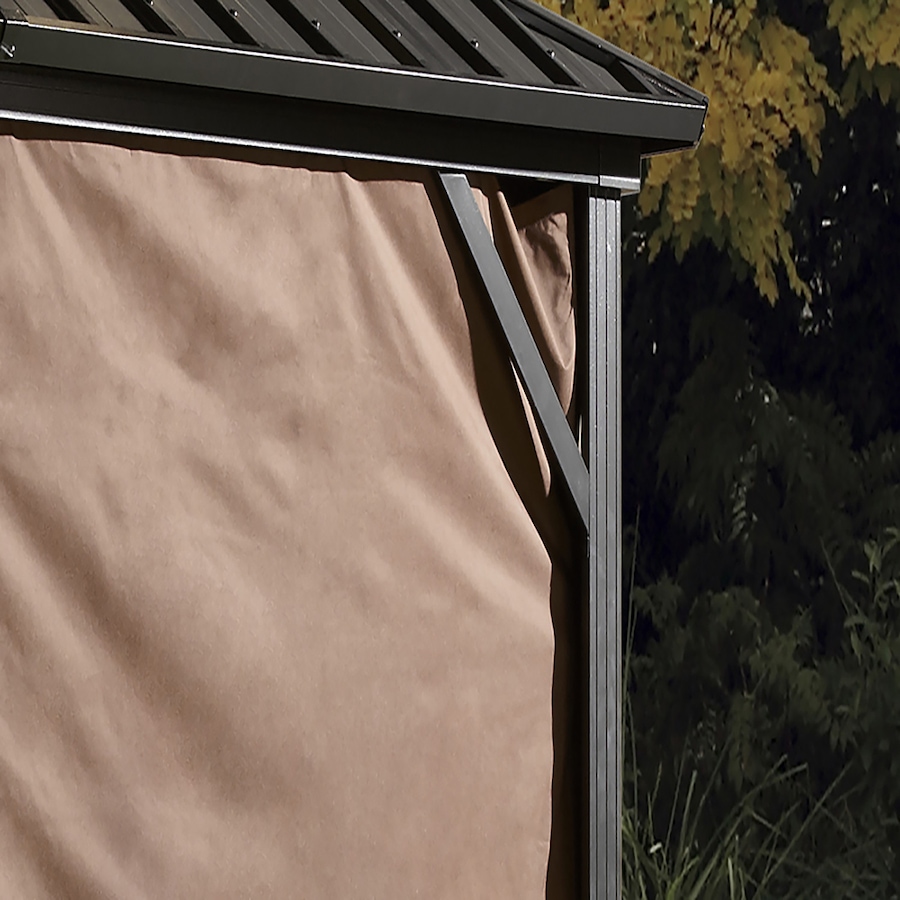 Image 721469_ALTMORE1.jpg, Product 721-469 / Price $229.99 - $279.99, Sojag Brown Poly Curtains for Dakota Gazebo from Sojag on TSC.ca's Home & Garden department