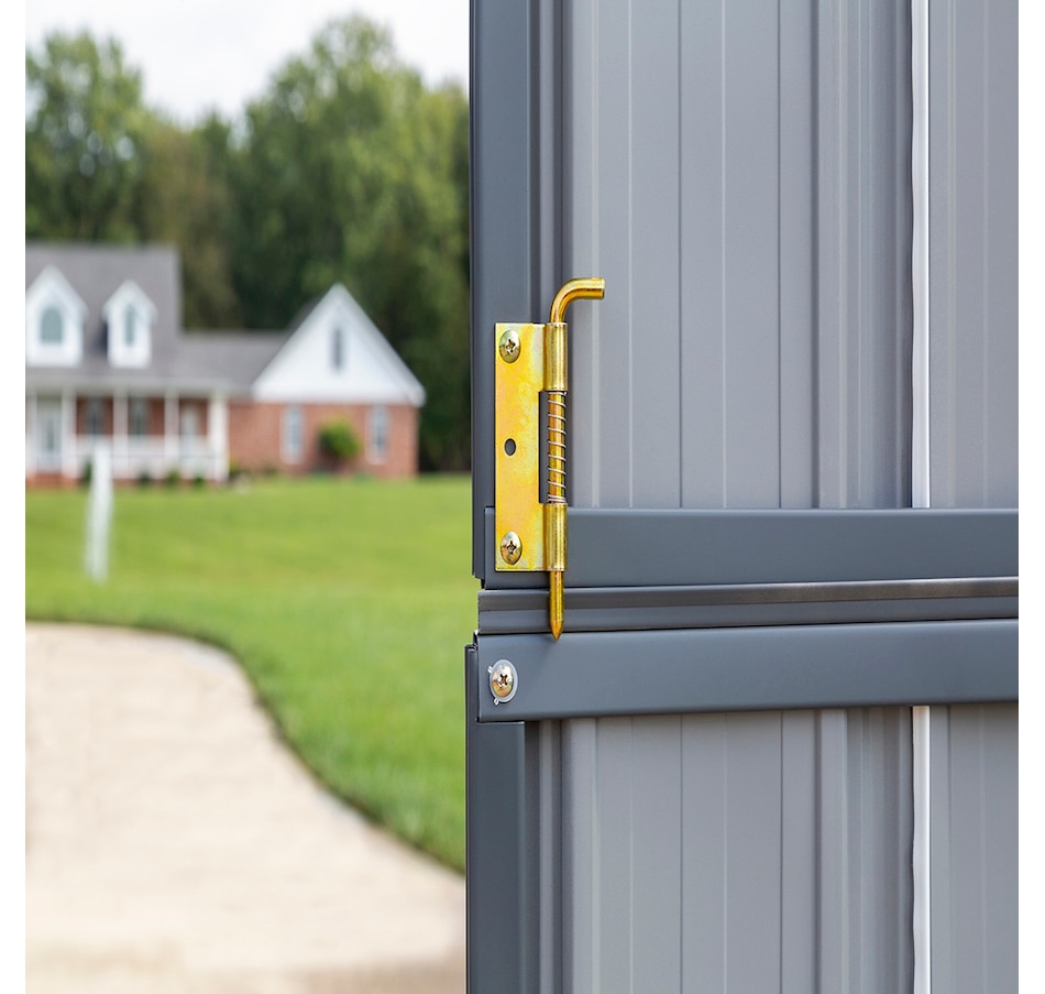 Image 721472_ALTMORE4.jpg, Product 721-472 / Price $579.99, Arrow Shed-in-a-Box Steel Outdoor Storage Shed (6' x 4', galvanized) from Arrow on TSC.ca's Home & Garden department