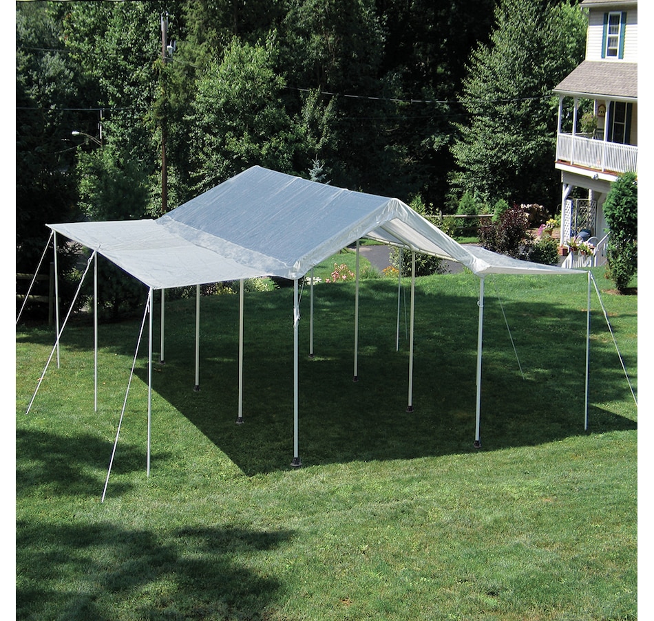 Image 721477_ALTMORE2.jpg, Product 721-477 / Price $149.99, Shelterlogic MaxAP White Canopy Extension Kit (10' x 20') from ShelterLogic on TSC.ca's Home & Garden department