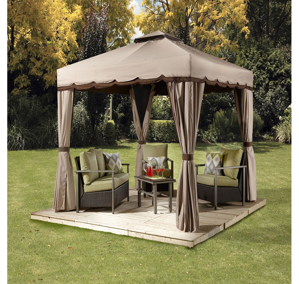 Image 721486_ALTMORE1.jpg, Product 721-486 / Price $599.99, Sojag Outdoor Roma Hard-Top Gazebo Outdoor Sun Shelter (10' x 12') from Sojag on TSC.ca's Home & Garden department