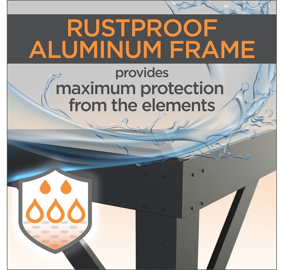 Image 721486_ALTMORE3.jpg, Product 721-486 / Price $599.99, Sojag Outdoor Roma Hard-Top Gazebo Outdoor Sun Shelter (10' x 12') from Sojag on TSC.ca's Home & Garden department