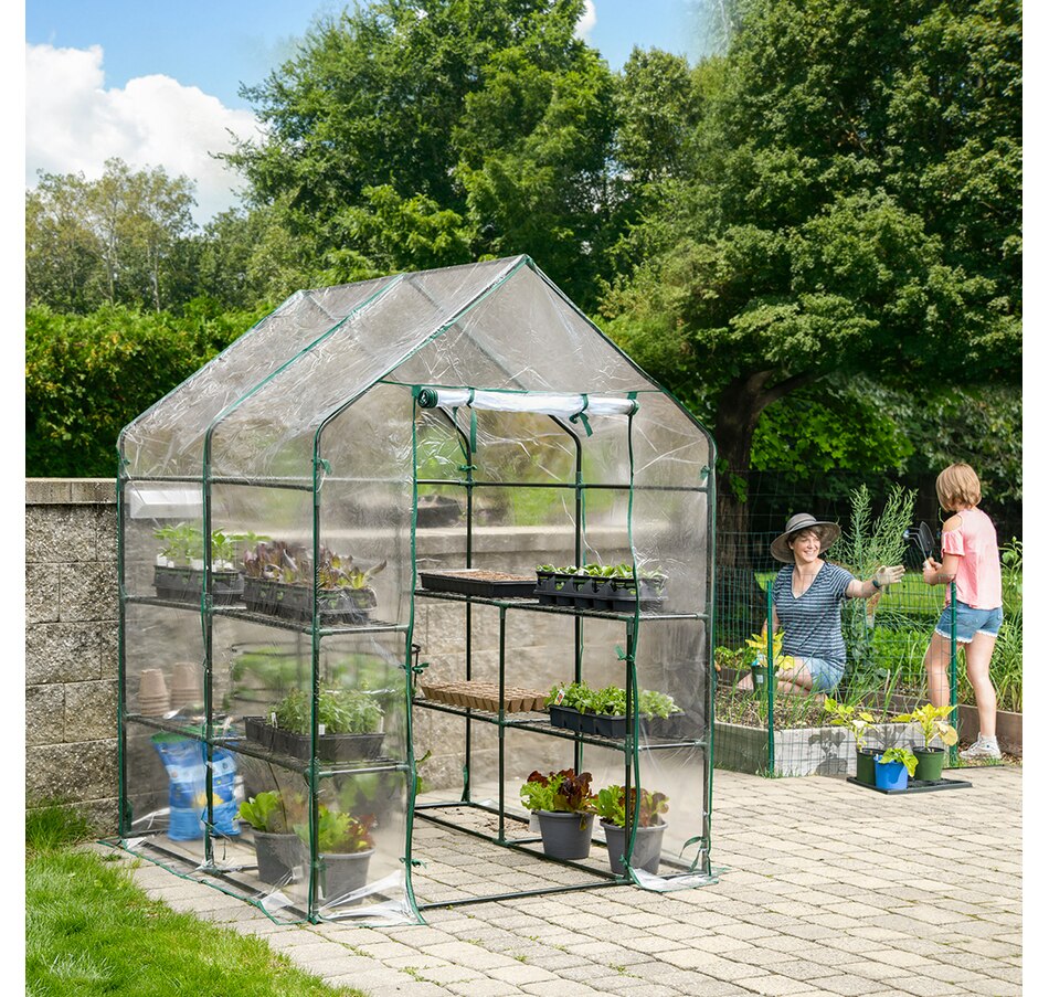 Image 721489_ALTMORE1.jpg, Product 721-489 / Price $99.99, Miracle-Gro Mini Greenhouse (4'8" x 4'8" x 6'5") from Miracle-Gro on TSC.ca's Home & Garden department