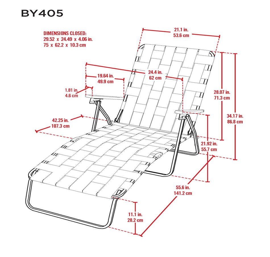 Image 721501_ALTMORE1.jpg, Product 721-501 / Price $74.99, Camp and Go Web Chaise Lounger from Camp and Go on TSC.ca's Health & Fitness department