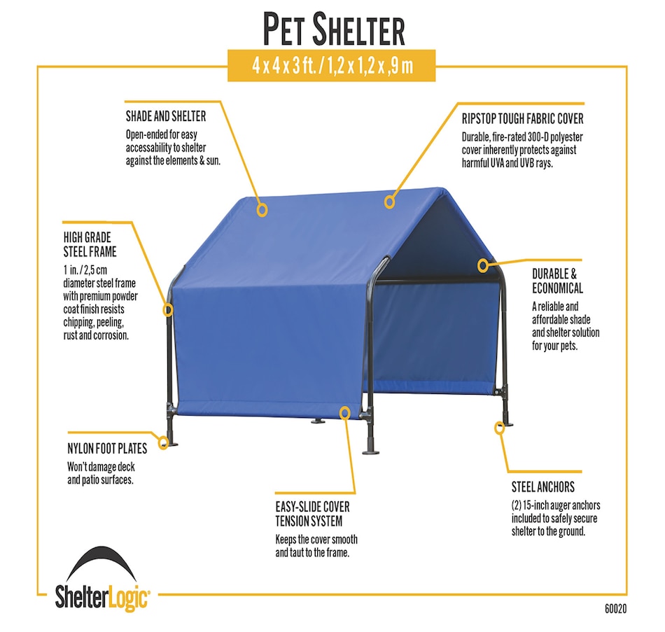 Image 721506_ALTMORE4.jpg, Product 721-506 / Price $99.99, Shelterlogic Pet Shelter (4' x 4' x 3') from ShelterLogic on TSC.ca's Home & Garden department