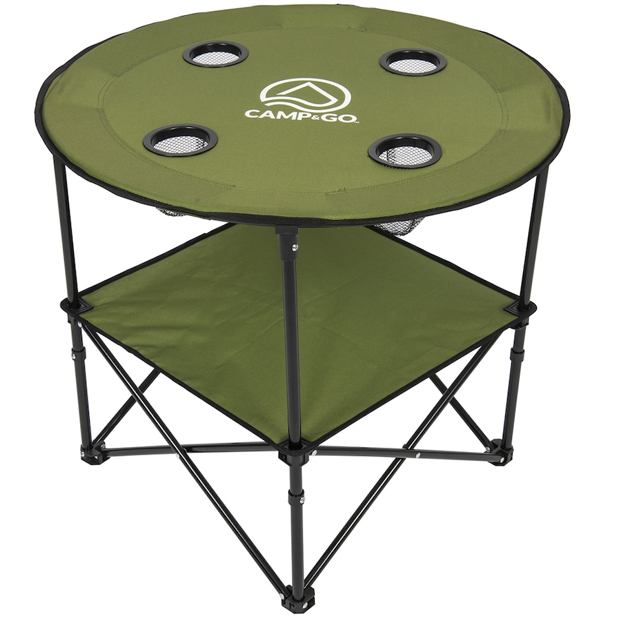 Image 721518_GRN.jpg, Product 721-518 / Price $49.99, Camp And Go Round Portable Table 28" Diameter Fabric from Camp and Go on TSC.ca's Health & Fitness department