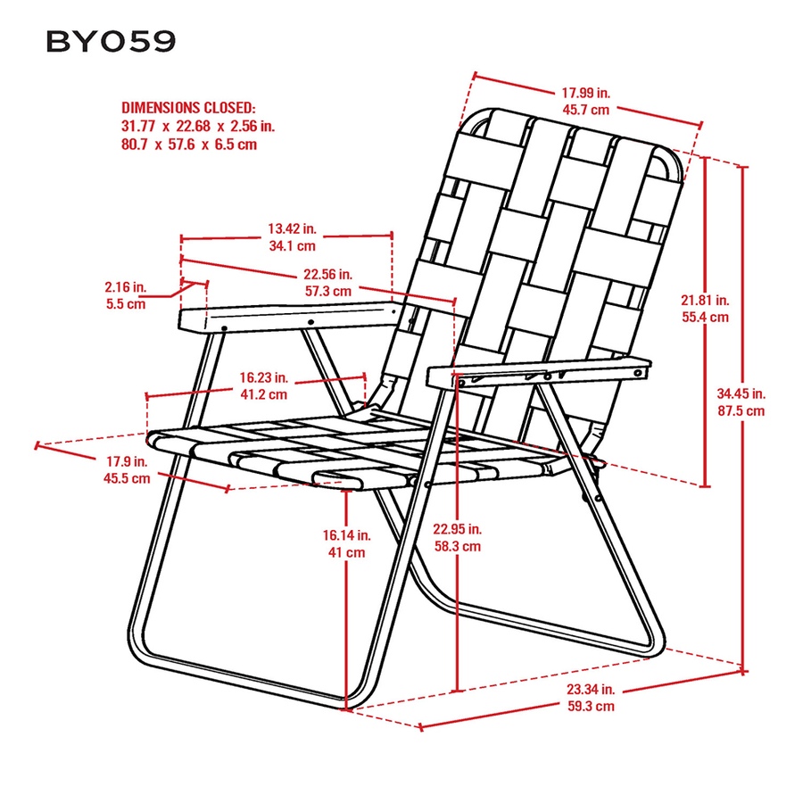Image 721520_ALTMORE1.jpg, Product 721-520 / Price $44.99, Camp and Go Classic Web Folding Chair from Camp and Go on TSC.ca's Health & Fitness department