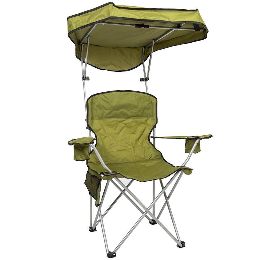 Image 721522_GRN.jpg, Product 721-522 / Price $59.99, Camp and Go Max Shade Quad Camping Chair from Camp and Go on TSC.ca's Health & Fitness department