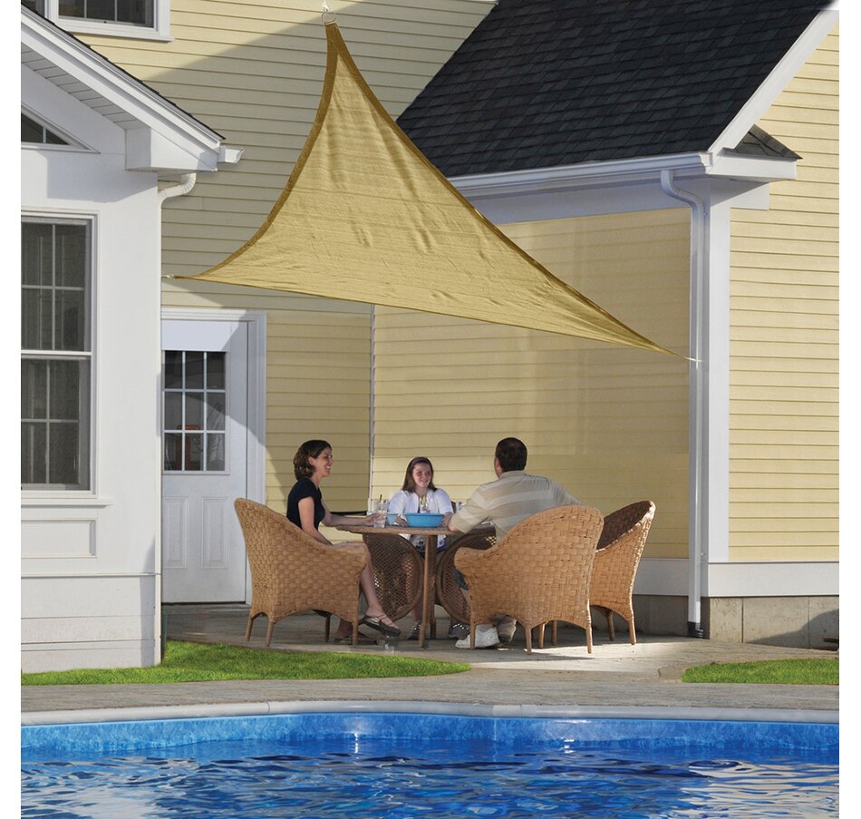 Image 721530_ALTMORE3.jpg, Product 721-530 / Price $69.99, Shelterlogic Shade Sail Triangle Heavyweight 16' x 16' from ShelterLogic on TSC.ca's Home & Garden department