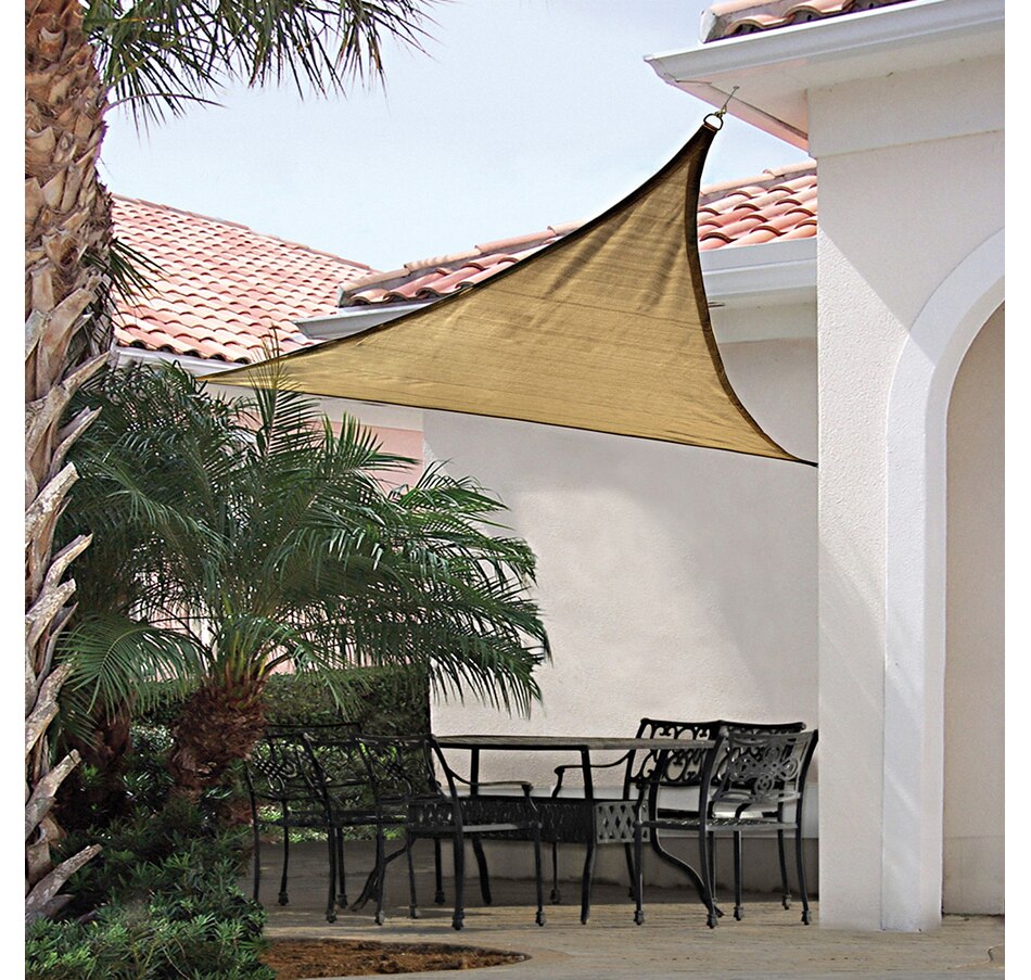 Image 721530_ALTMORE4.jpg, Product 721-530 / Price $69.99, Shelterlogic Shade Sail Triangle Heavyweight 16' x 16' from ShelterLogic on TSC.ca's Home & Garden department