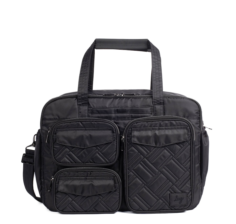 Image 721546_BLK.jpg, Product 721-546 / Price $162.50, Lug Medium Top Handle Tote - Puddle Jumper Duffel 2 from Lug on TSC.ca's Home & Garden department