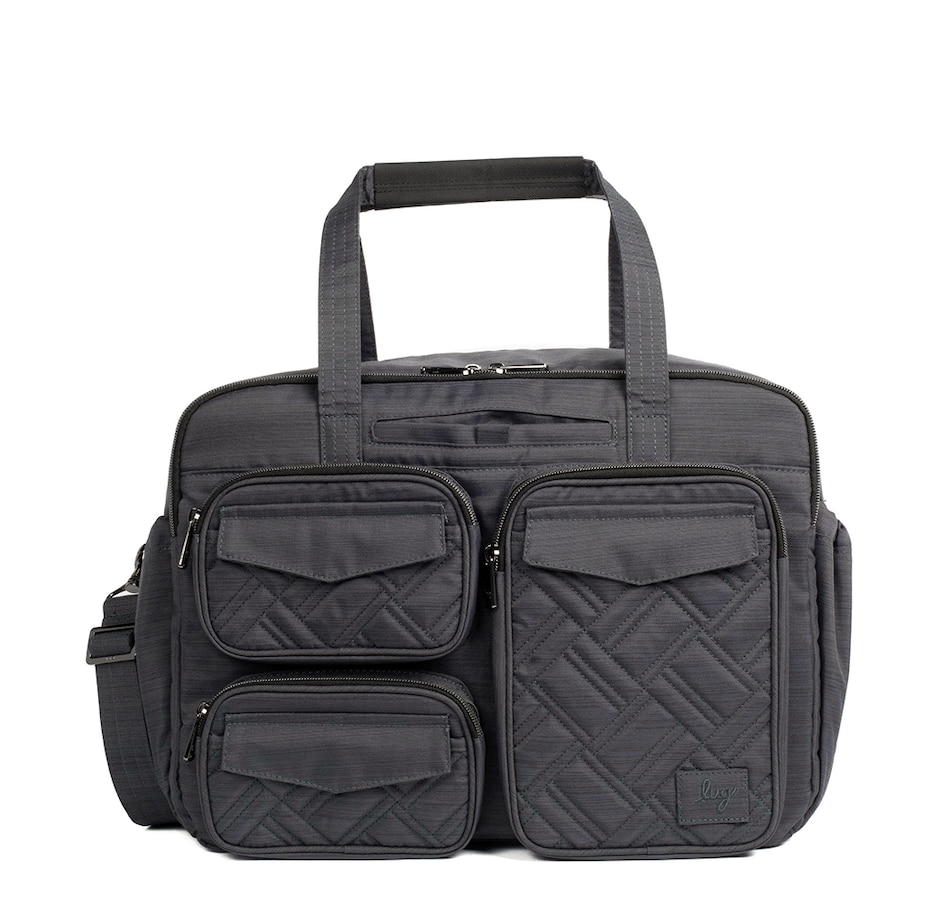 Image 721546_BRGRY.jpg, Product 721-546 / Price $162.50, Lug Medium Top Handle Tote - Puddle Jumper Duffel 2 from Lug on TSC.ca's Home & Garden department