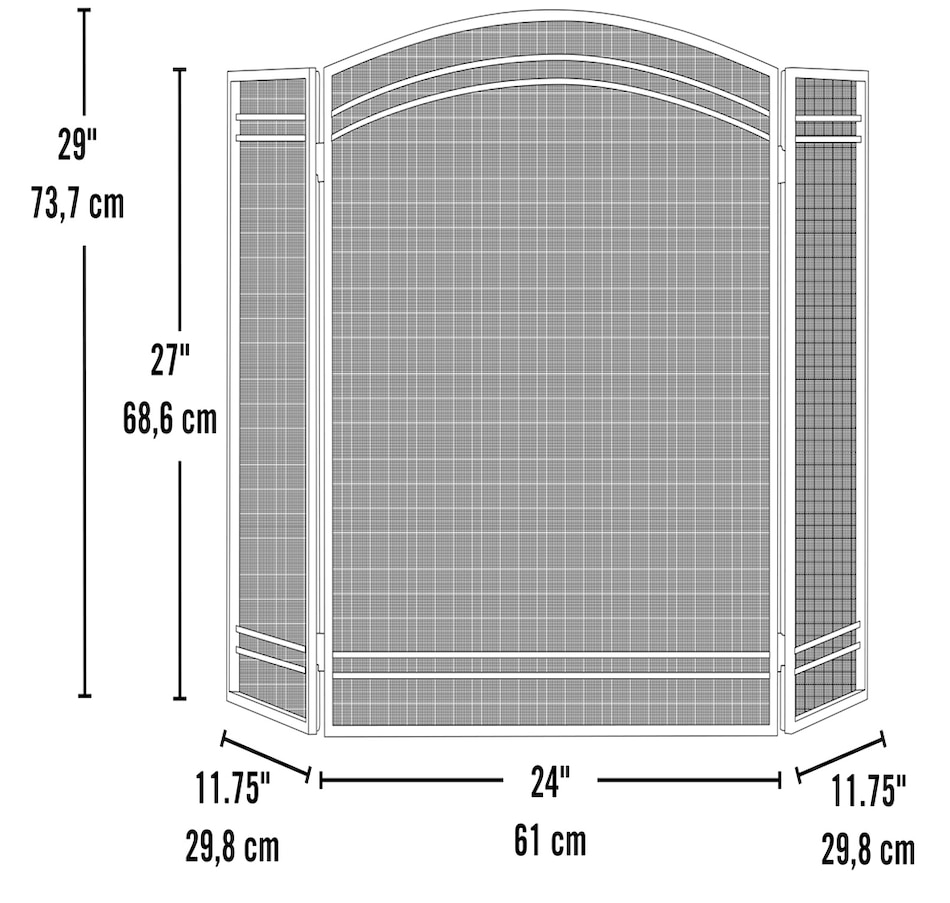 Image 721549_ALTMORE2.jpg, Product 721-549 / Price $69.99, Shelterlogic Fireplace Classic Screen from ShelterLogic on TSC.ca's Home & Garden department
