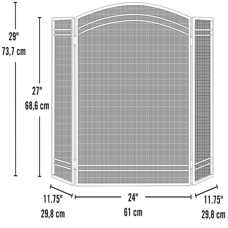 Image 721549_ALTMORE2.jpg, Product 721-549 / Price $69.99, Shelterlogic Fireplace Classic Screen from ShelterLogic on TSC.ca's Home & Garden department