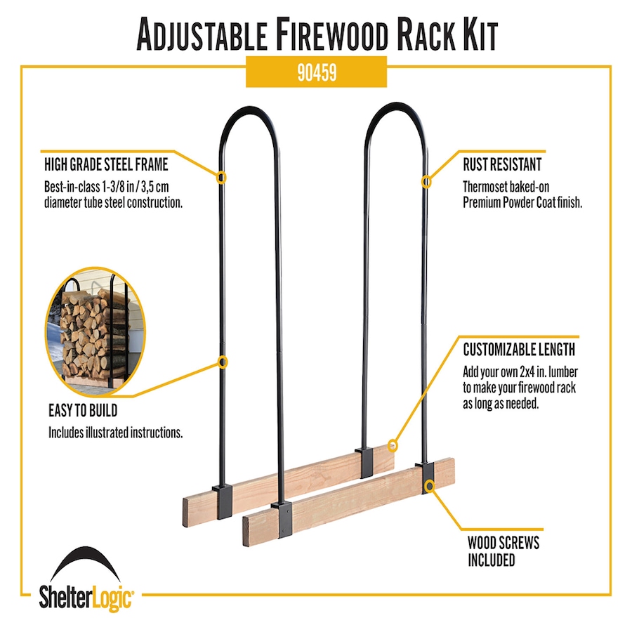 Image 721553_ALTMORE2.jpg, Product 721-553 / Price $59.99, Shelterlogic Firewood Rack Adjustable Bracket Kit from ShelterLogic on TSC.ca's Home & Garden department