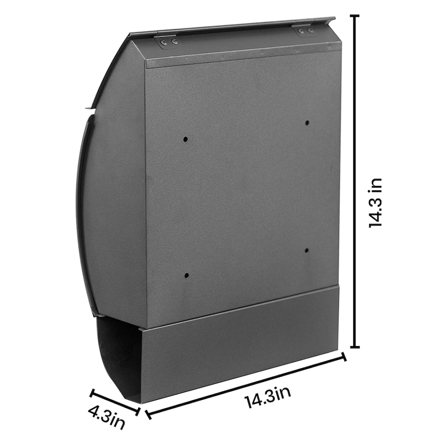 Image 721590_ALTMORE5.jpg, Product 721-590 / Price $115.00, Fine Art Living Wall Mounted Locking Galvanized Steel Mailbox from Fine Art Lighting on TSC.ca's Home & Garden department