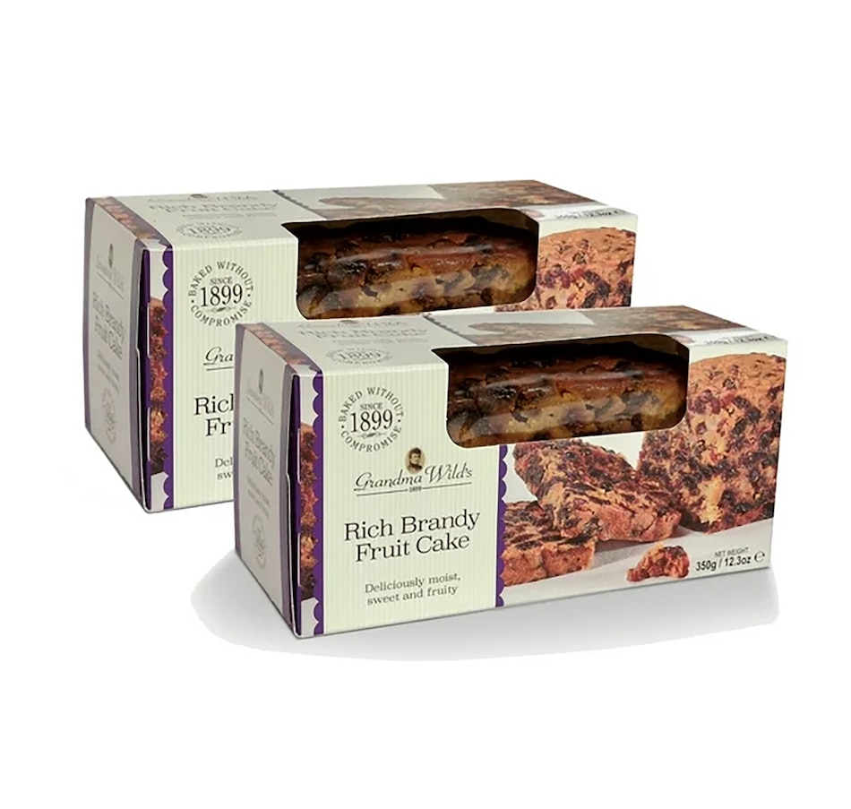 Image 721595.jpg, Product 721-595 / Price $39.99, Grandma Wild's Rich Brandy Fruit Cake, 350g (2 pack) from Dolce & Gourmando on TSC.ca's Kitchen department