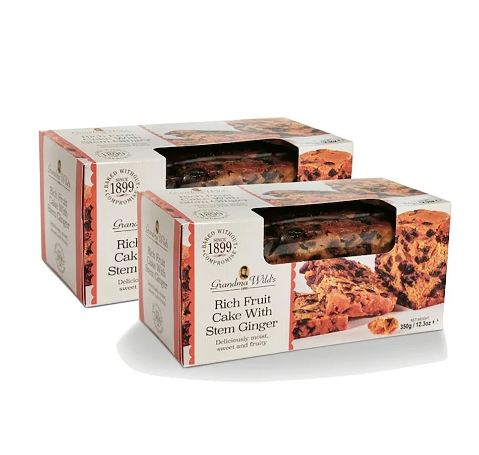 Image 721597.jpg, Product 721-597 / Price $39.99, Grandma Wild's Rich Fruit Cake with Stem Ginger (2 pack) from Dolce & Gourmando on TSC.ca's Kitchen department