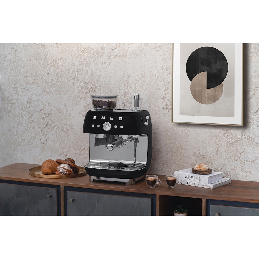 Image 721615_ALTMORE8.jpg, Product 721-615 / Price $1,299.99, SMEG Manual Espresso Machine with Built-in Coffee Grinder from Smeg on TSC.ca's Kitchen department