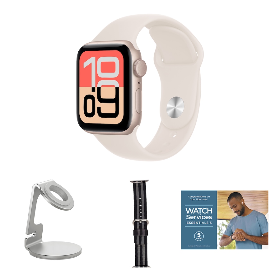 Image 721617_STASE.jpg, Product 721-617 / Price $569.99, Apple Watch SE 3 GPS 44 mm M/L Bundle from Apple on TSC.ca's Electronics department