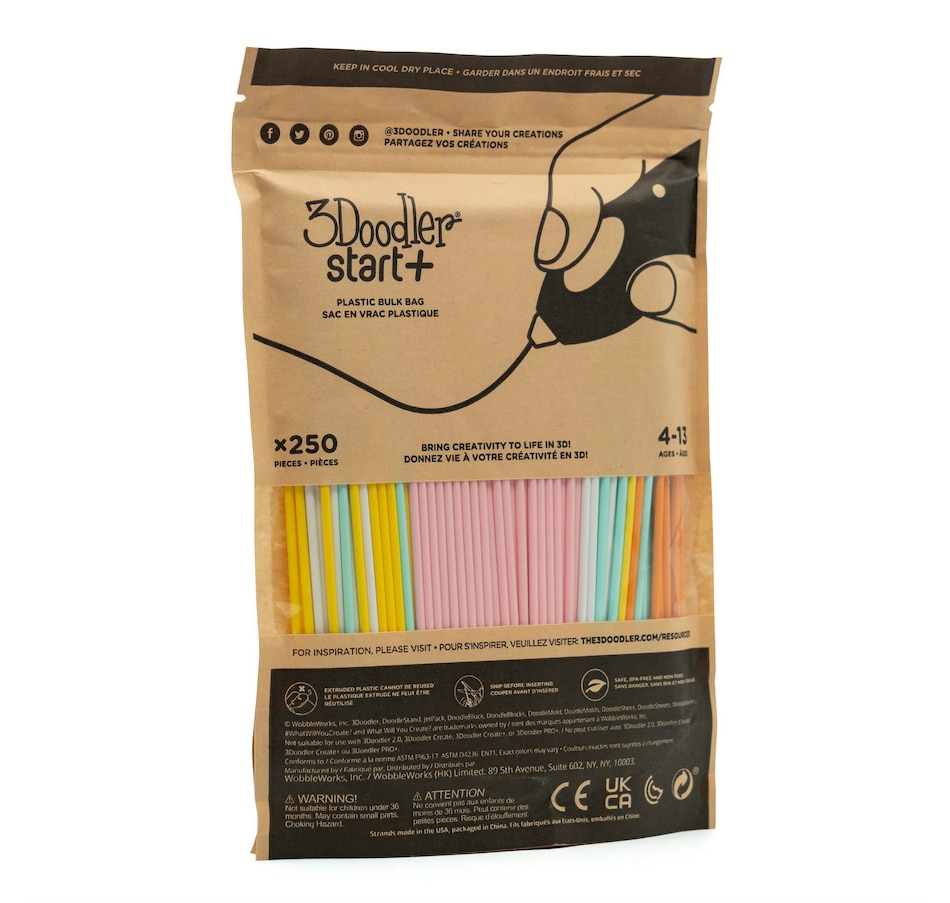 Image 721624.jpg, Product 721-624 / Price $44.99, 3Doodler Start+ Mixed Bulk Bag Fire and Ice from 3Doodler on TSC.ca's Toys & Hobbies department