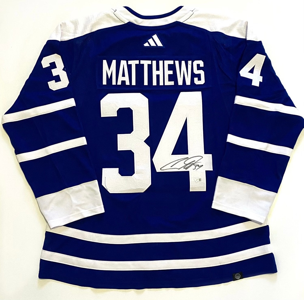 Sports Sports Fan Gear Sports Fan Gear Jerseys Fanatics Authentic Autographed Auston Matthews Toronto Maple Leafs Reverse Retro 2.0 Authentic Adidas Jersey TSC Online Shopping for Canadians