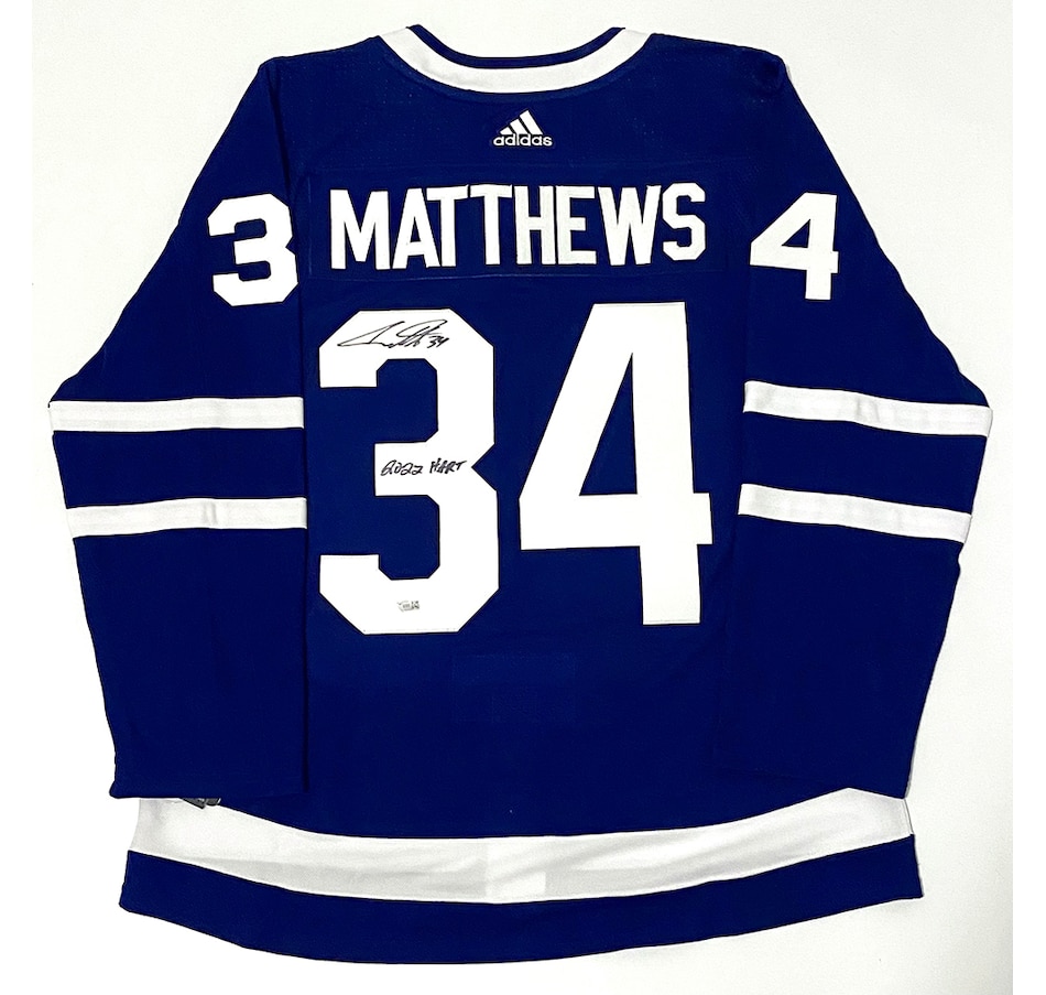 Image 721700.jpg, Product 721-700 / Price $1,079.99, Fanatics Authentic Autographed Auston Matthews Toronto Maple Leafs Inscribed Hart Authentic Home Adidas Jersey from Fanatics on TSC.ca's Sports department