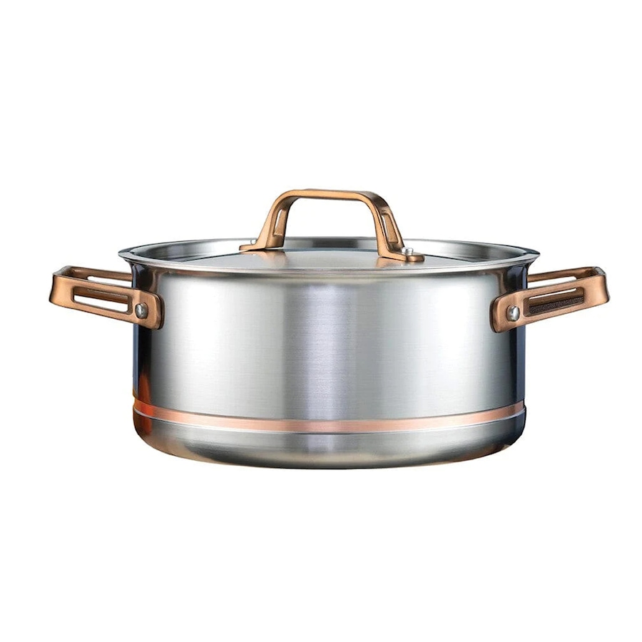 Image 721736.jpg, Product 721-736 / Price $192.00, Meyer CopperClad 5.1L Dutch Oven from Meyer on TSC.ca's Kitchen department