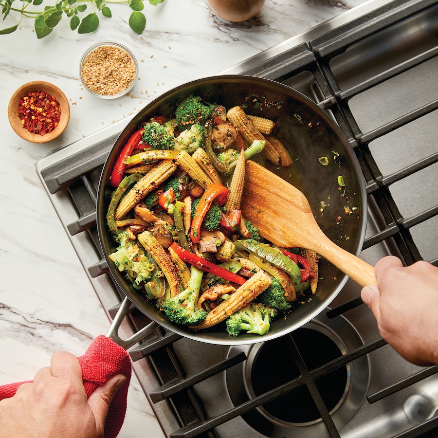 Image 721750_ALTMORE1.jpg, Product 721-750 / Price $369.99, KitchenAid 10" Nitro Carbon Steel Stir Fry from KitchenAid on TSC.ca's Kitchen department