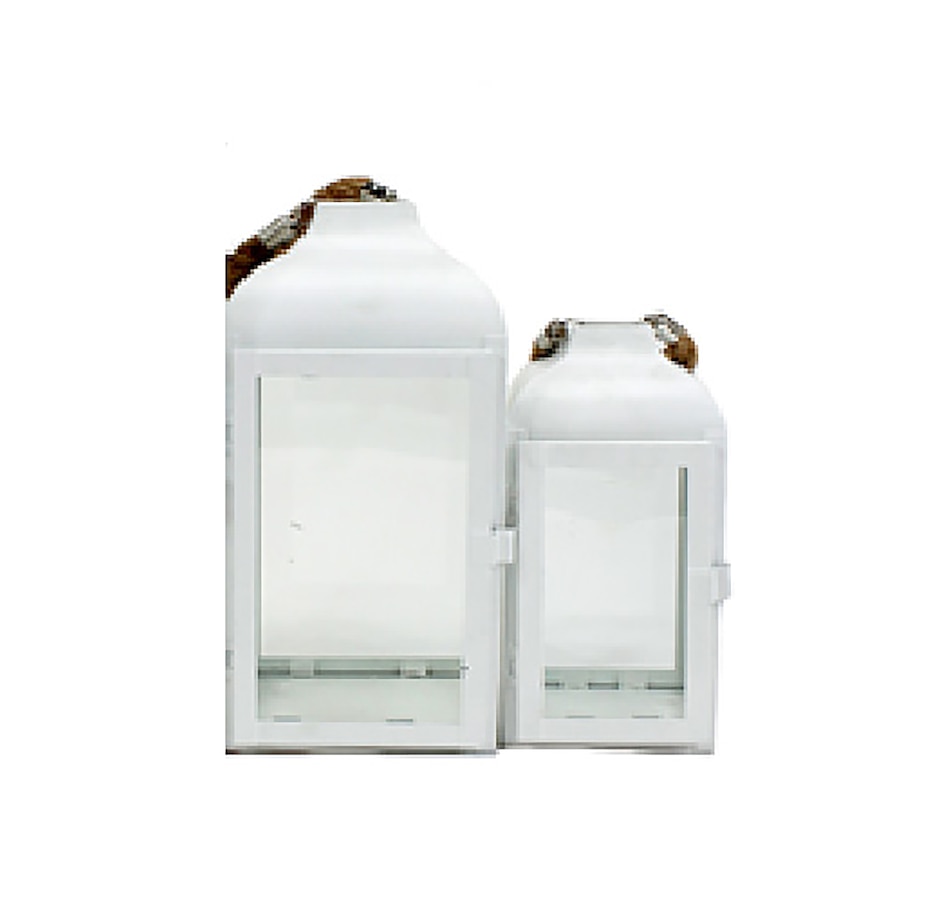Image 721766.jpg, Product 721-766 / Price $44.99, Koppers Home Lanterns (set of 2, white) from Koppers on TSC.ca's Home & Garden department