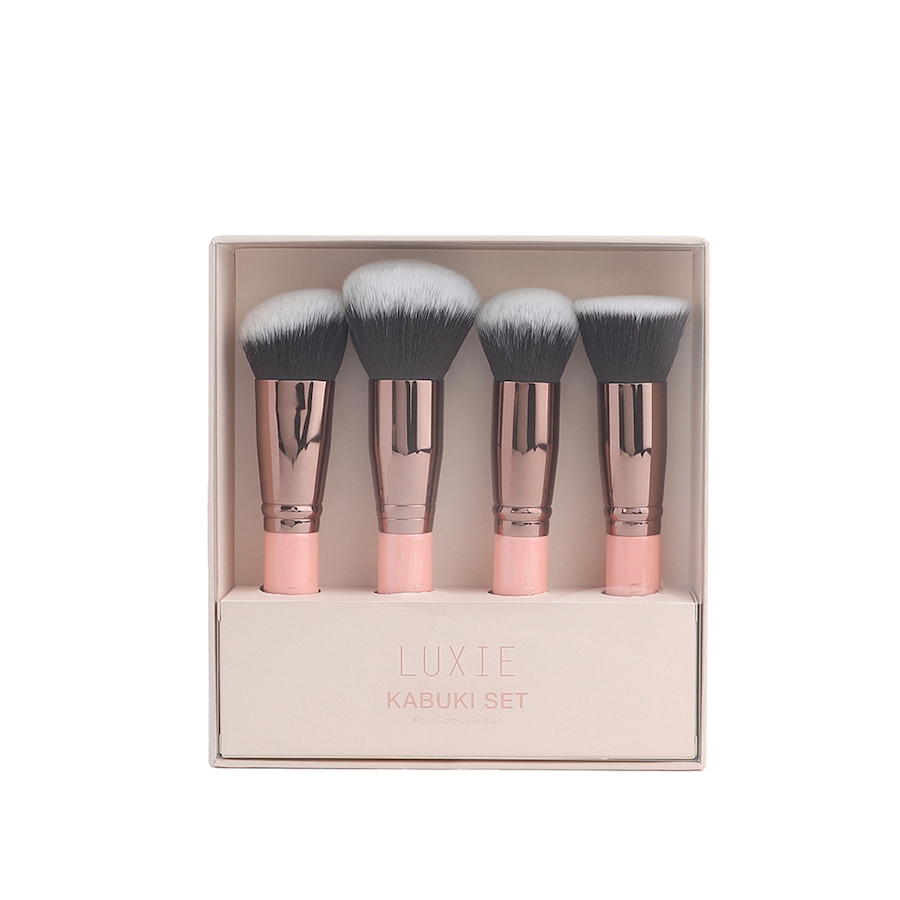 Image 721859.jpg, Product 721-859 / Price $79.00, Luxie Signature Rose Gold Kabuki 4 Piece Brush Set from Luxie on TSC.ca's Beauty department