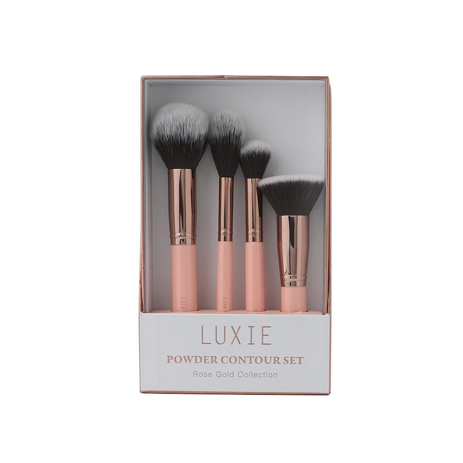 Image 721869.jpg, Product 721-869 / Price $79.00, Luxie Signature Rose Gold Powder Contour 4 Piece Brush Set from Luxie on TSC.ca's Beauty department