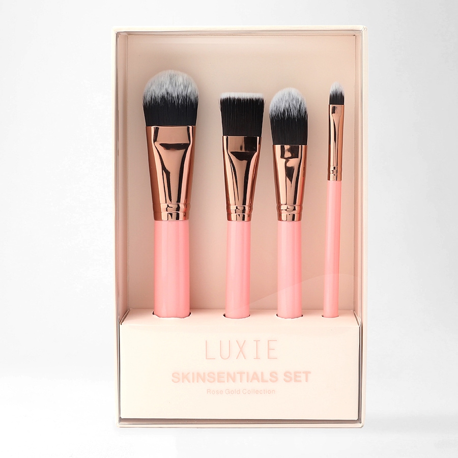 Image 721872_ALTMORE1.jpg, Product 721-872 / Price $75.00, Luxie Signature Rose Gold Skinsentials 4-Piece Brush Set from Luxie on TSC.ca's Beauty department
