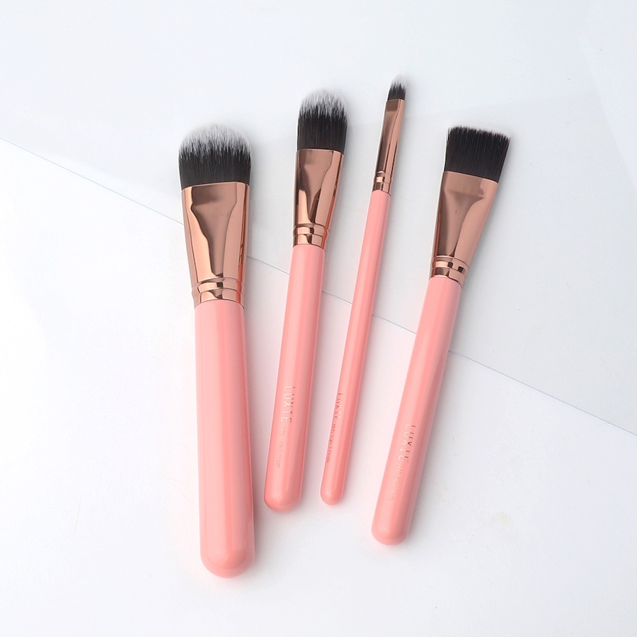 Image 721872_ALTMORE2.jpg, Product 721-872 / Price $75.00, Luxie Signature Rose Gold Skinsentials 4-Piece Brush Set from Luxie on TSC.ca's Beauty department