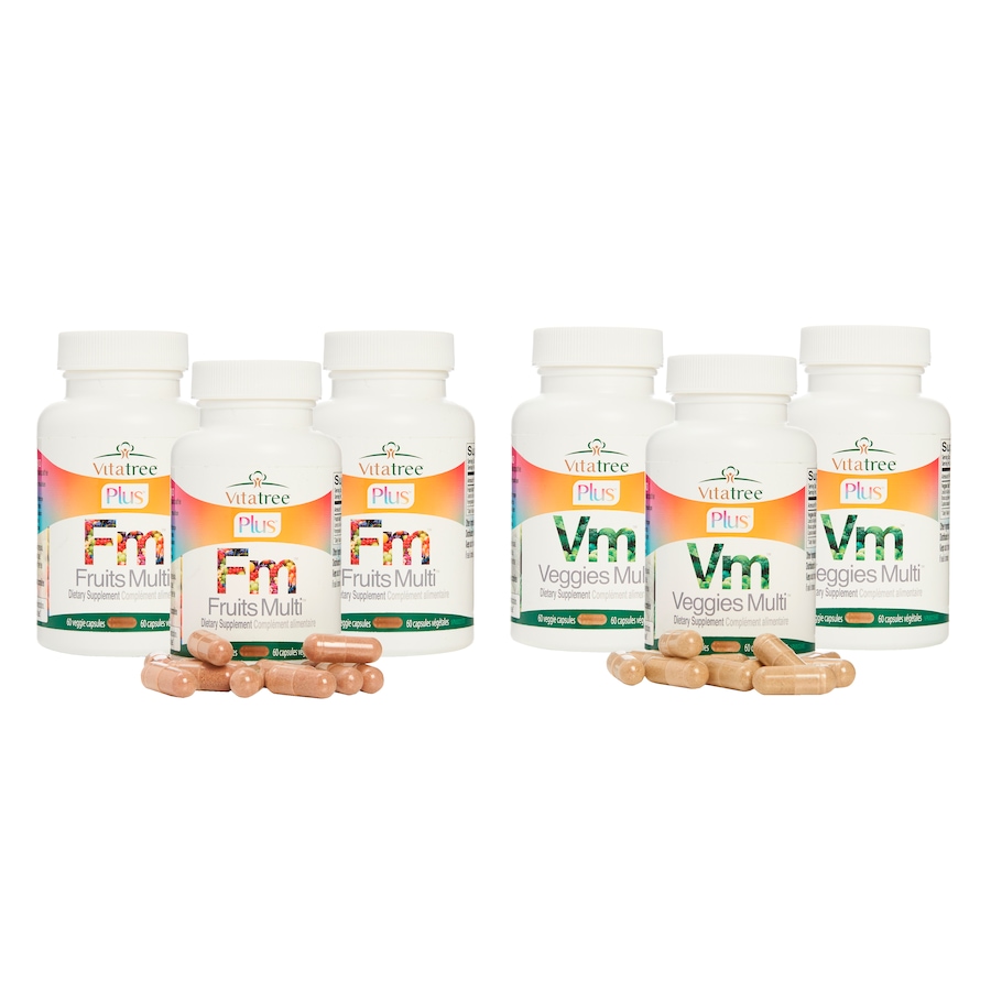 Image 721884.jpg, Product 721-884 / Price $227.99, VitaTree Plus Fruits Multi and Veggies Multi 90-Day from VitaTree Nutritionals on TSC.ca's Health & Fitness department