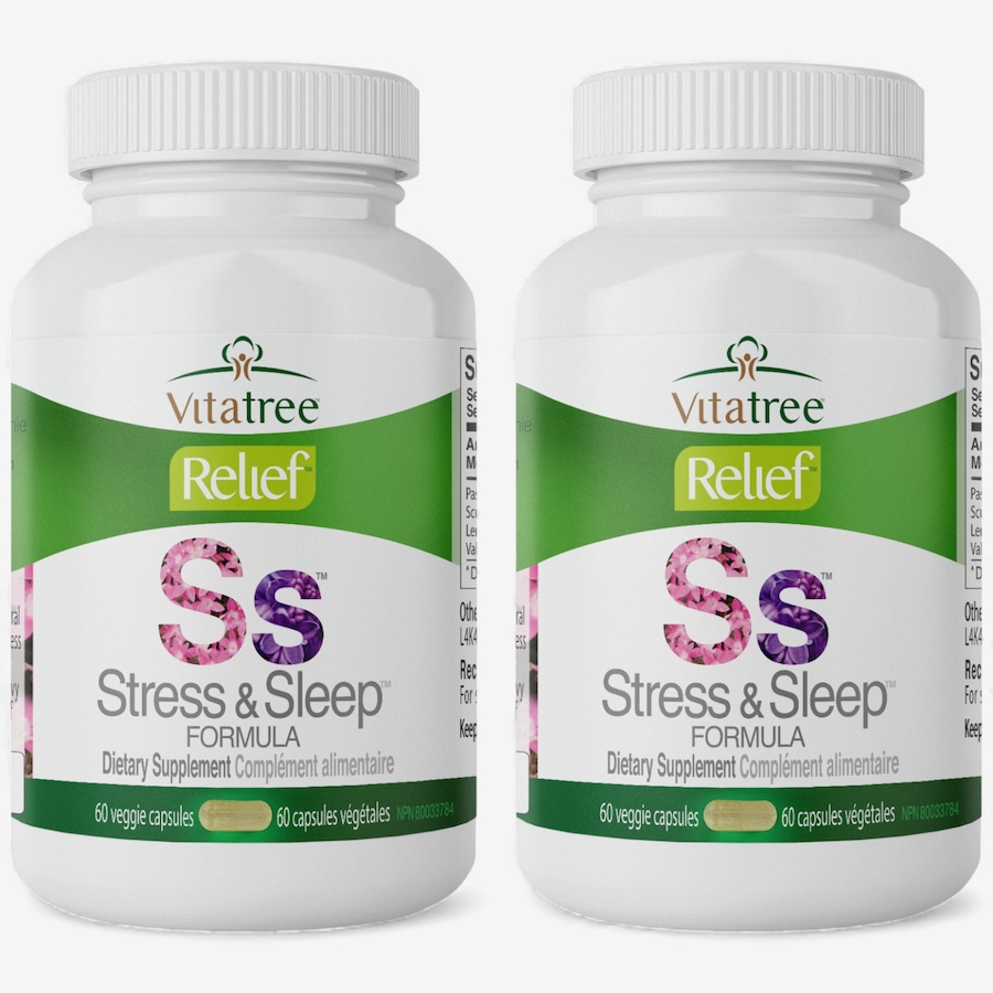 Image 721893.jpg, Product 721-893 / Price $39.99 - $113.99, VitaTree Relief Stress and Sleep Formula, 60-Day from VitaTree Nutritionals on TSC.ca's Health & Fitness department