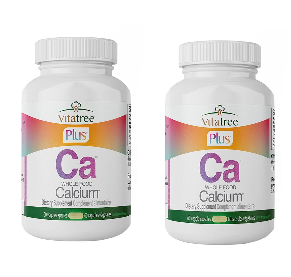Image 721901.jpg, Product 721-901 / Price $75.99, VitaTree Whole Food Calcium Capsules 60 Day from VitaTree Nutritionals on TSC.ca's Health & Fitness department