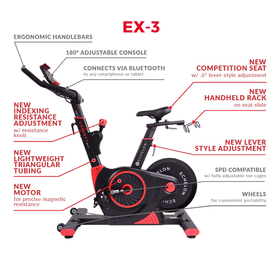 Image 721912_ALTMORE9.jpg, Product 721-912 / Price $999.99, Echelon Connect Bike EX3 With 30-Day Free Trial Of Echelon Fit App from Echelon on TSC.ca's Health & Fitness department