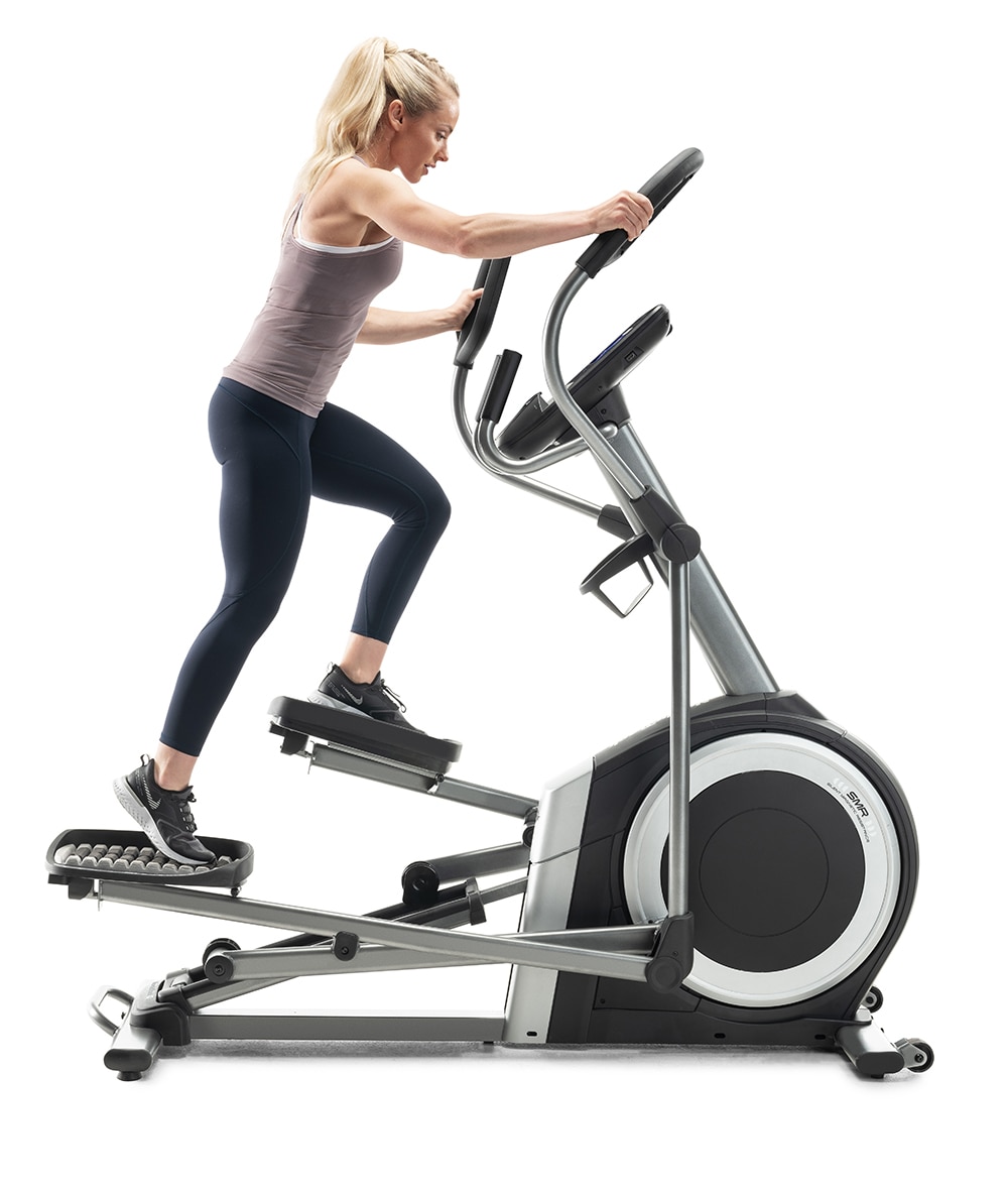 Gold's gym stride trainer 550i elliptical with hot sale adjustable incline